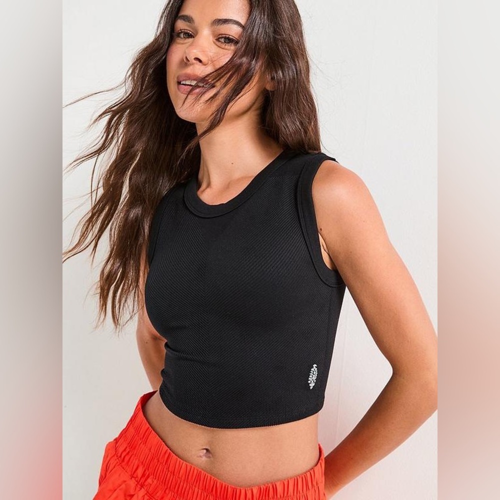 FP Movement by Free People Free Throw Muscle Tabk - Black